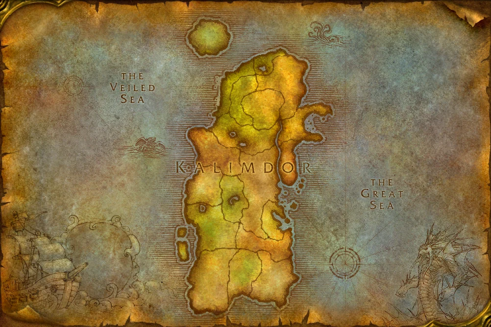 Carte de Kalimdor